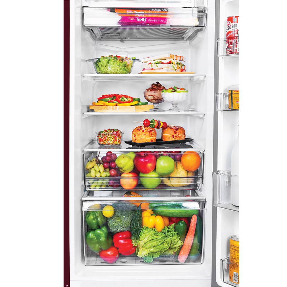 Haier 190L 3 Star Direct Cool Single Door Refrigerator with Toughened Glass Shelf - HRD-2103CRD-P